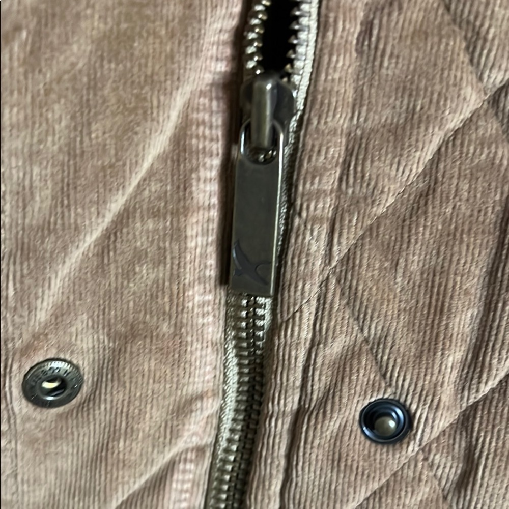 Eddie Bauer Brown corduroy Quilted Vest - Picture 3 of 6